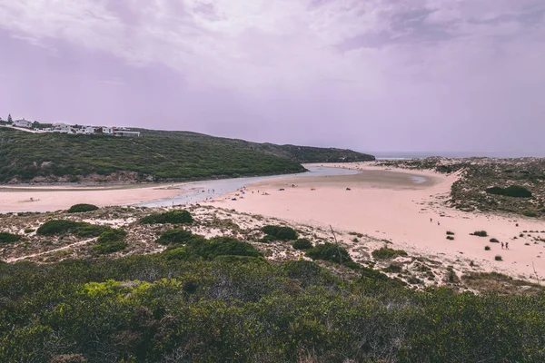 August 1St 2018 Aljezur Portugal Amoreira Beach — Stock Photo, Image