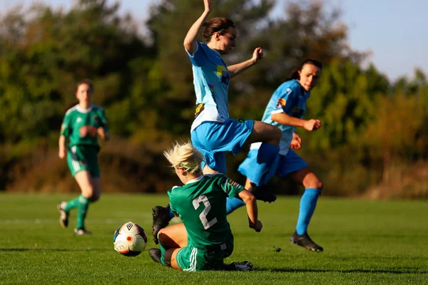Października 2018 Cork Irlandia Nathalie Brien Podczas Women National League — Zdjęcie stockowe