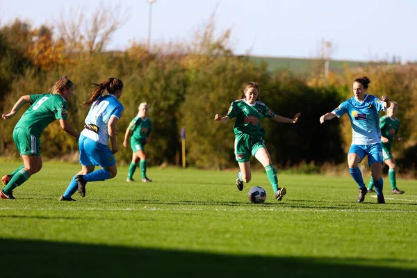 Octubre 2018 Cork Irlanda Cork City Women Peamount United Por —  Fotos de Stock