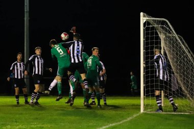 16th Ocak 2019, Cork, İrlanda - sezon öncesi dostu Güney Airtricity Lig ekibi Cork City Fc ve Munster kıdemli lig takımı St. Marys Afc arasında
