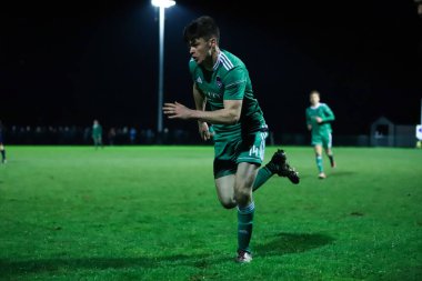 16th Ocak 2019, Cork, İrlanda - Ronan Hurley, sezon öncesi dostu Cork City Fc ve St Marys Afc arasında