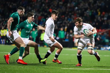 1st Şubat 2019, Cork, İrlanda: 20 Six Nations altında maçı İrlanda İngiltere İrlanda bağımsız Park. 