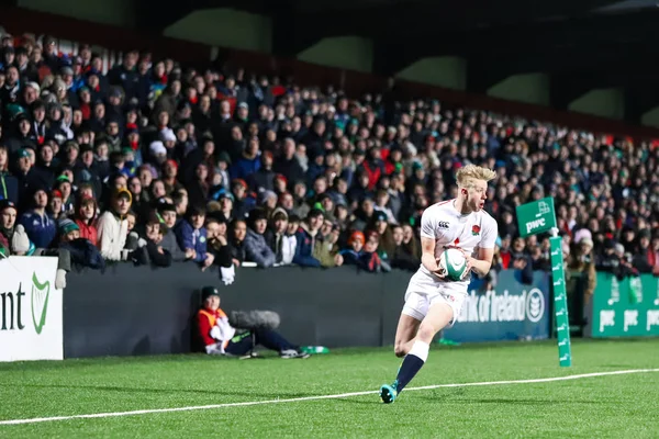 Febbraio 2019 Cork Irlanda Josh Hodge Alla Partita Six Nations — Foto Stock