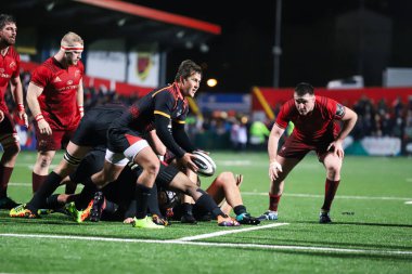 15th Şubat 2019, Cork, İrlanda: Stefen Ungerer Munster Rugby İrlanda bağımsız Park Isuzu güney Kings maçında karşı.