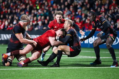15 Şubat 2019, Cork, İrlanda: Munster Rugby İrlanda bağımsız Park Isuzu güney Kings maçında eylem. 
