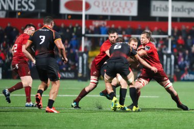 15 Şubat 2019, Cork, İrlanda: Munster Rugby İrlanda bağımsız Park Isuzu güney Kings maçında eylem. 