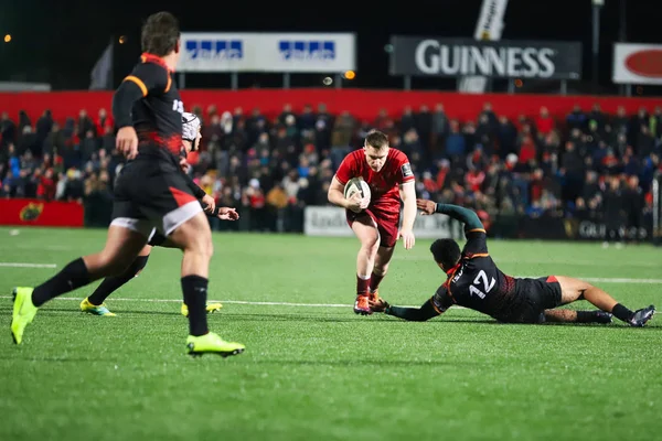 Febrero 2019 Cork Irlanda Acción Del Partido Munster Rugby Isuzu — Foto de Stock