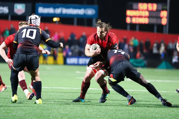 Lutego 2019 Cork Irlandia Arno Botha Munster Rugby Porównaniu Isuzu — Zdjęcie stockowe