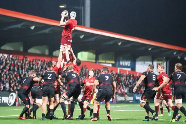 15 Şubat 2019, Cork, İrlanda: Munster Rugby İrlanda bağımsız Park Isuzu güney Kings maçında eylem. 