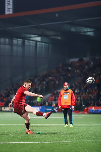 Lutego 2019 Cork Irlandia Akcja Munster Rugby Porównaniu Isuzu Południowej — Zdjęcie stockowe