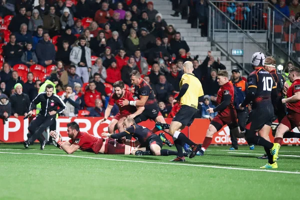 Februar 2019 Cork Irland Jean Kleyn Beim Münsterschen Rugby Gegen — Stockfoto
