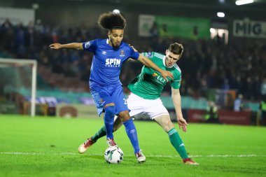 22nd Şubat 2019, Cork, İrlanda - Bastien Hery Cork City Fc vs Waterford Fc Turnerlar Cross adlı İrlanda Lig Premier Ligi için maç sırasında.