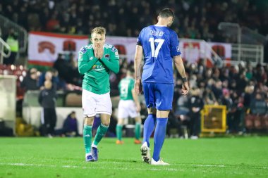 22nd Şubat 2019, Cork, İrlanda - Cork City Fc vs Waterford Fc Turnerlar Cross adlı İrlanda Lig Premier Ligi için maç sırasında Liam Nash.