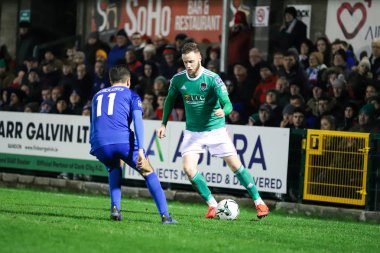 22nd Şubat 2019, Cork, İrlanda - Kevin O Connor Cork City Fc vs Waterford Fc Turnerlar Cross adlı İrlanda Lig Premier Ligi için maç sırasında.