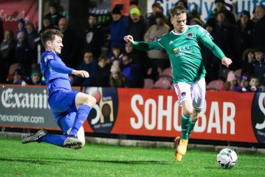 22nd Şubat 2019, Cork, İrlanda - Cork City Fc vs Waterford Fc Turnerlar Cross adlı İrlanda Lig Premier Ligi için maç sırasında Garry Comerford.