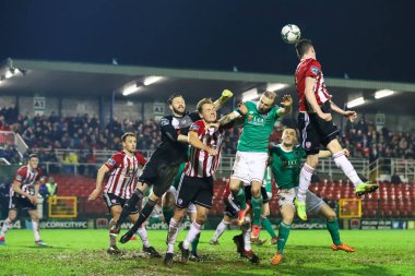 1st Mart 2019, Cork, İrlanda - İrlanda Lig Premier Ligi maç Cork City Fc vs Derry City Fc arasında.