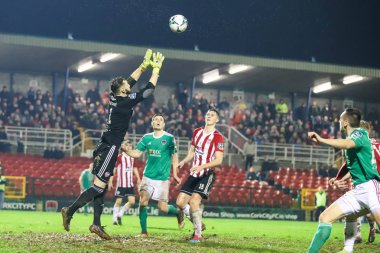 1st Mart 2019, Cork, İrlanda - İrlanda Lig Premier Ligi, Peter Cherrie maç Cork City Fc vs Derry City Fc.
