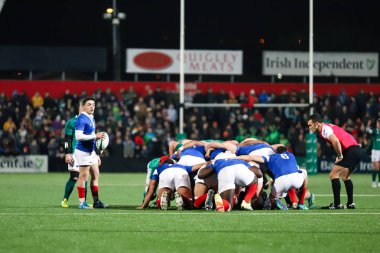 8 Mart 2019, Cork, İrlanda: İrlanda ve Fransa İrlanda bağımsız park 20 Six Nations altında maç.
