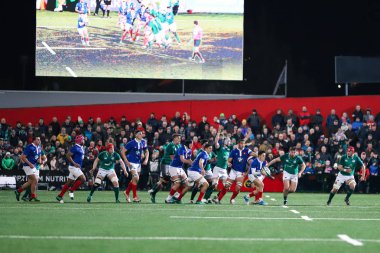 8 Mart 2019, Cork, İrlanda: İrlanda ve Fransa İrlanda bağımsız park 20 Six Nations altında maç.