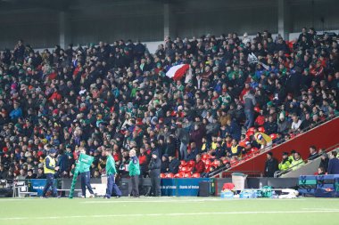 8 Mart 2019, Cork, İrlanda: İrlanda ve Fransa İrlanda bağımsız park 20 Six Nations altında maç.