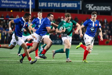 8 Mart 2019, Cork, İrlanda: İrlanda ve Fransa İrlanda bağımsız park 20 Six Nations altında maç.