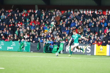 Askeri yürüyüş 8th, 2019, Cork, İrlanda: Ben Healy, İrlanda ve Fransa İrlanda bağımsız Park arasında 20 Six Nations altında maç.