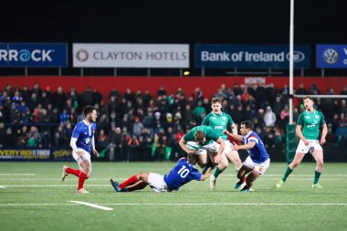 8 Mart 2019, Cork, İrlanda: İrlanda ve Fransa İrlanda bağımsız park 20 Six Nations altında maç.