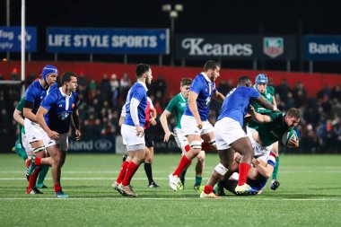 8 Mart 2019, Cork, İrlanda: İrlanda ve Fransa İrlanda bağımsız park 20 Six Nations altında maç.