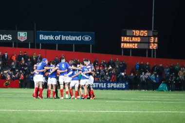 8 Mart 2019, Cork, İrlanda: İrlanda ve Fransa İrlanda bağımsız park 20 Six Nations altında maç.