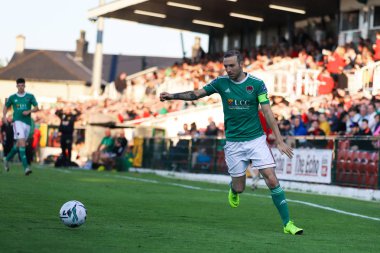  11 Temmuz 2019 Cork, İrlanda - Karl Sheppard Cork City Fc - Fc Progres Niederkorn Avrupa Ligi Maçında