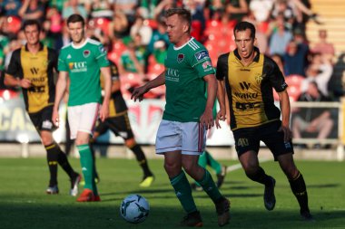  11 Temmuz 2019 Cork, İrlanda - Conor Mccormack Cork City Fc - Fc Progres Niederkorn Avrupa Ligi Maçı