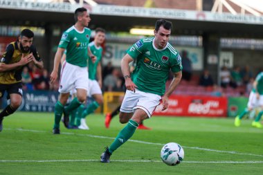  11 Temmuz 2019 Cork, İrlanda - Joel Coustrain Cork City Fc - Fc Progres Niederkorn Avrupa Ligi Maçında