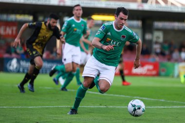  11 Temmuz 2019 Cork, İrlanda - Joel Coustrain Cork City Fc - Fc Progres Niederkorn Avrupa Ligi Maçında