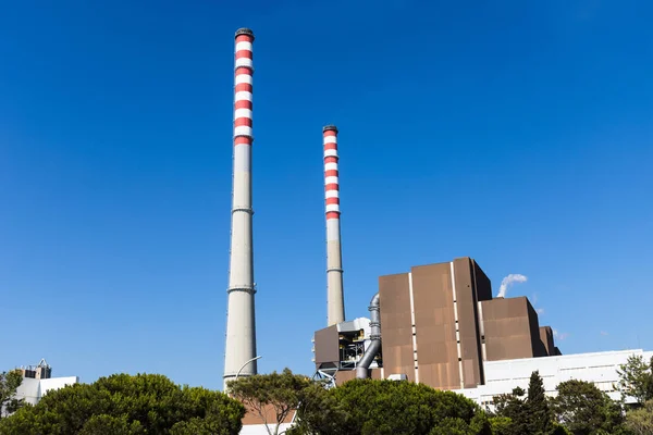 Července 2019 Sao Torpes Portugalsko Tepelná Elektrárna Nkú Torpes Nedaleko — Stock fotografie