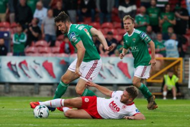 2 Ağustos 2019 Cork, İrlanda - Gearoid Morrissey İrlanda Ligi Premier Division maçında Cork City Fc - St Patrick's Athletic Fc arasında