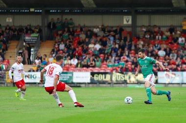 2 Ağustos 2019 Cork, İrlanda - Gearoid Morrissey İrlanda Ligi Premier Division maçında Cork City Fc - St Patrick's Athletic Fc arasında