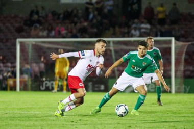 2 Ağustos 2019, Cork, İrlanda - İrlanda Ligi Premier Division maçı Cork City Fc - St Patrick's Athletic Fc arasında