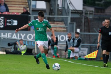 2 Ağustos 2019 Cork, İrlanda - Ronan Hurley İrlanda Ligi Premier Division maçında Cork City Fc - St Patrick's Athletic Fc arasında