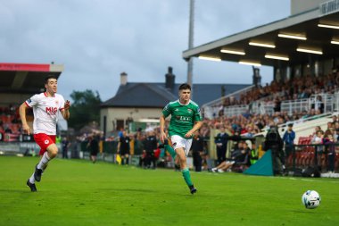 2 Ağustos 2019 Cork, İrlanda - Ronan Hurley İrlanda Ligi Premier Division maçında Cork City Fc - St Patrick's Athletic Fc arasında