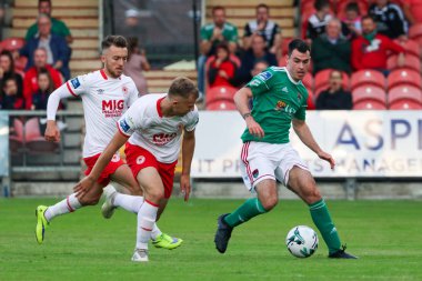 2 Ağustos 2019 Cork, İrlanda - Joel Coustrain İrlanda Ligi Premier Division maçında Cork City Fc - St Patrick's Athletic Fc arasında