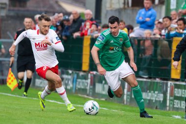 2 Ağustos 2019 Cork, İrlanda - Joel Coustrain İrlanda Ligi Premier Division maçında Cork City Fc - St Patrick's Athletic Fc arasında