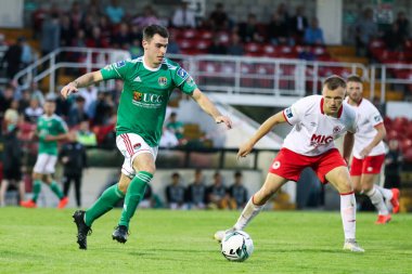 2 Ağustos 2019 Cork, İrlanda - Joel Coustrain İrlanda Ligi Premier Division maçında Cork City Fc - St Patrick's Athletic Fc arasında