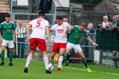 2 Ağustos 2019 Cork, İrlanda - Karl Sheppard İrlanda Ligi Premier Division maçında Cork City Fc - St Patrick's Athletic Fc arasında