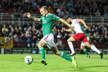 2 Ağustos 2019 Cork, İrlanda - Karl Sheppard İrlanda Ligi Premier Division maçında Cork City Fc - St Patrick's Athletic Fc arasında