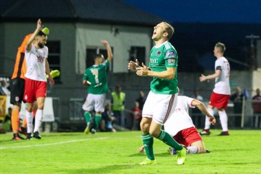 2 Ağustos 2019 Cork, İrlanda - Karl Sheppard İrlanda Ligi Premier Division maçında Cork City Fc - St Patrick's Athletic Fc arasında