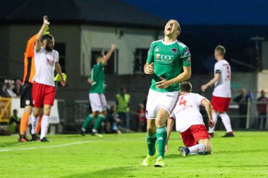 2 Ağustos 2019 Cork, İrlanda - Karl Sheppard İrlanda Ligi Premier Division maçında Cork City Fc - St Patrick's Athletic Fc arasında