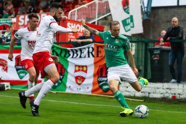 2 Ağustos 2019 Cork, İrlanda - Karl Sheppard İrlanda Ligi Premier Division maçında Cork City Fc - St Patrick's Athletic Fc arasında