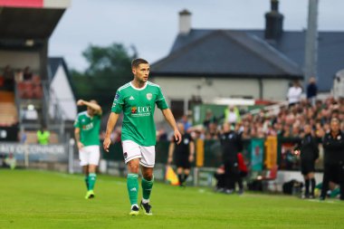 2 Ağustos 2019 Cork, İrlanda - Eoghan Stokes İrlanda Ligi Premier Division maçında Cork City Fc - St Patrick's Athletic Fc arasında