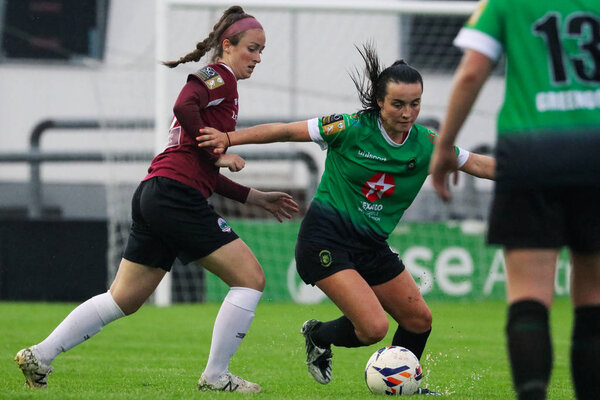 August 10h, 2019, Galway, Ireland - Womens National League game: Galway WFC vs Peamount United