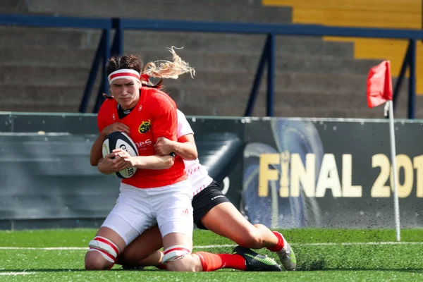 Sierpnia 2019 Cork Irlandia Akcja Munster Kobiet Rugby Ulster Kobiet — Zdjęcie stockowe